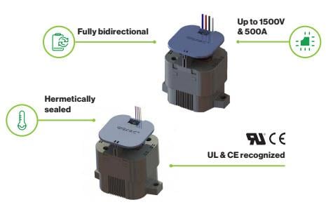 Infographie - Gigavac Contacteurs d'énergie propre GTM400 et GTM500